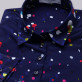 Granatowa bluzka oversize w kolorowe plamki
