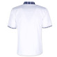 Biała koszulka polo z kontrastami