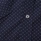 Granatowa klasyczna koszula w kropki