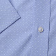 Błękitna taliowana koszula w kropki