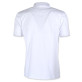 Biała koszulka polo z podpinanym kołnierzykiem