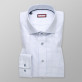 Biała klasyczna koszula w błękitną kratkę