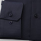 Granatowo-czarna taliowana koszula