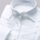 Biała bluzka z szerokim plisowaniem