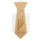 Drewniany wieszak na krawaty