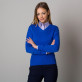 Niebieski sweter damski szpic