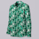 Zielona bluzka w geometryczne wzory