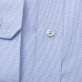 Błękitna taliowana koszula w prążek