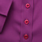 Gładka bluzka typu long size w kolorze biskupim