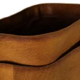 Jasnobrązowa skórzana torba na ramię