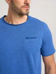 Niebieski t-shirt męski P Club