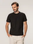 Czarny t-shirt męski Willsoor