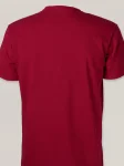 Bordowy t-shirt męski Willsoor