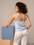 Elegancki top na ramiączkach