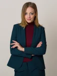 Zielona marynarka damska