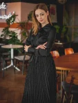 Spódnica plisowana czarna