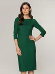 Elegancka zielona sukienka