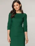 Elegancka zielona sukienka