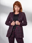 Marynarka damska w kratę