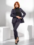 Marynarka damska w kratę