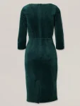 Elegancka zielona sukienka