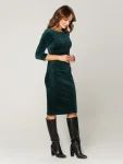 Elegancka zielona sukienka