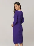Elegancka fioletowa sukienka