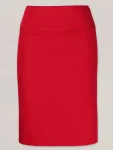 Czerwona spódnica ołówkowa