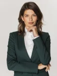 Zielona marynarka damska