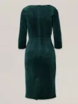 Elegancka zielona sukienka
