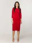 Elegancka czerwona sukienka