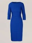 Elegancka niebieska sukienka