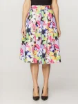 Spódnica w duże kwiaty
