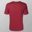Bordowy t-shirt męski Casa Moda