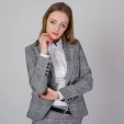 Marynarka damska w kratę