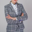 Marynarka damska w kratkę