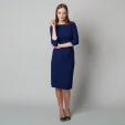 Elegancka granatowa sukienka