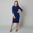 Elegancka granatowa sukienka