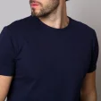 Granatowy t-shirt męski