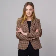 Marynarka damska w kratkę