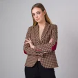 Marynarka damska w kratkę