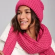 Komplet czapka/szalik Doris Raspberry
