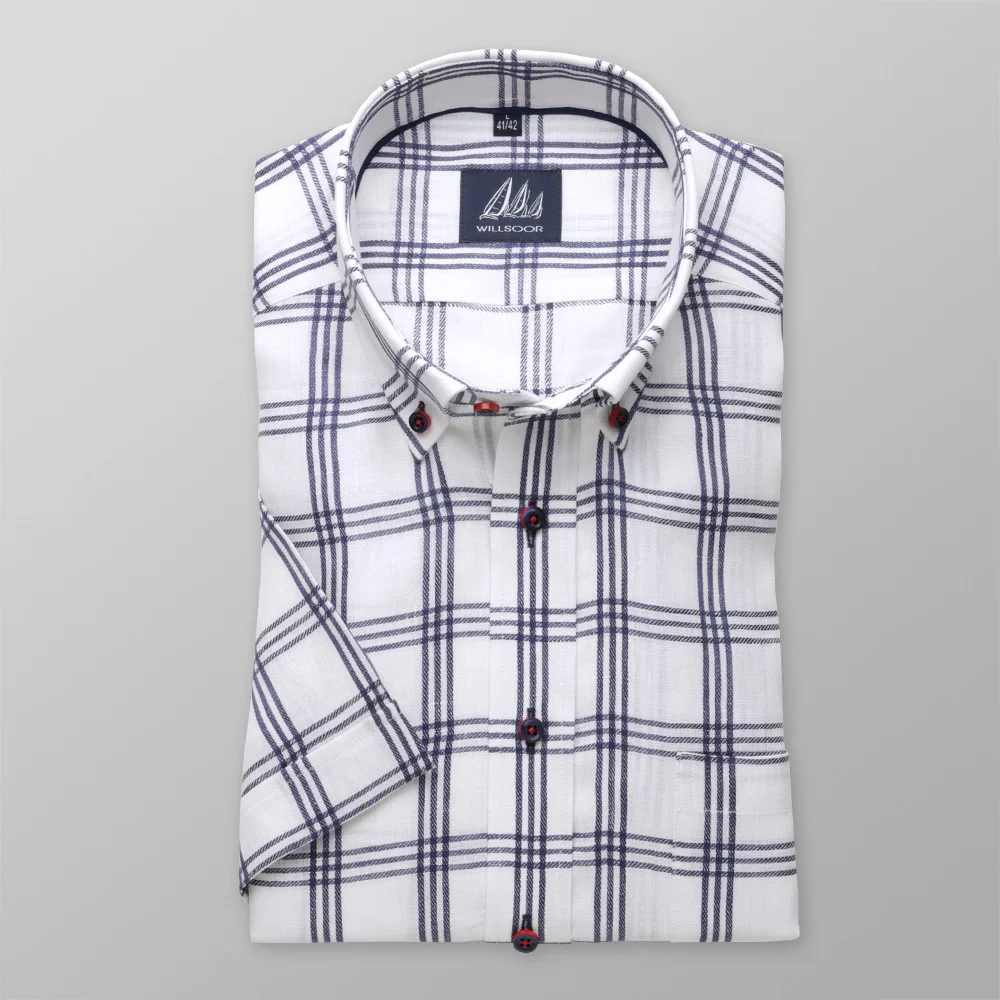Koszula lniana Slim Fit (wzrost 176-182)