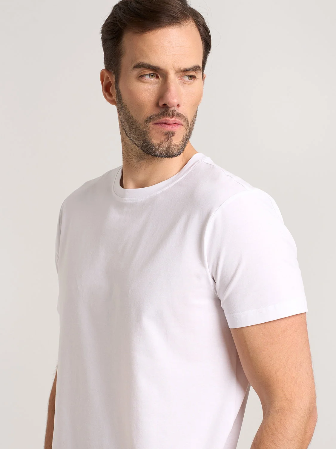 Biały t-shirt męski P Club