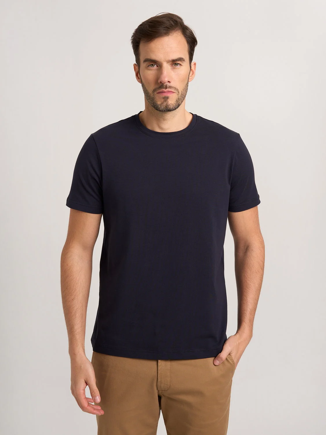 Granatowy t-shirt męski P Club