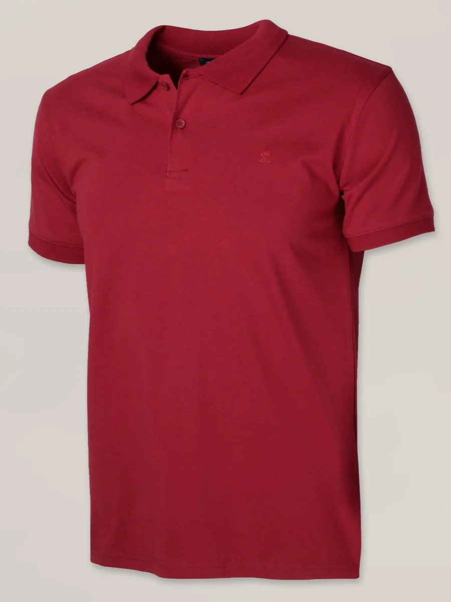 Bordowa koszulka polo Willsoor