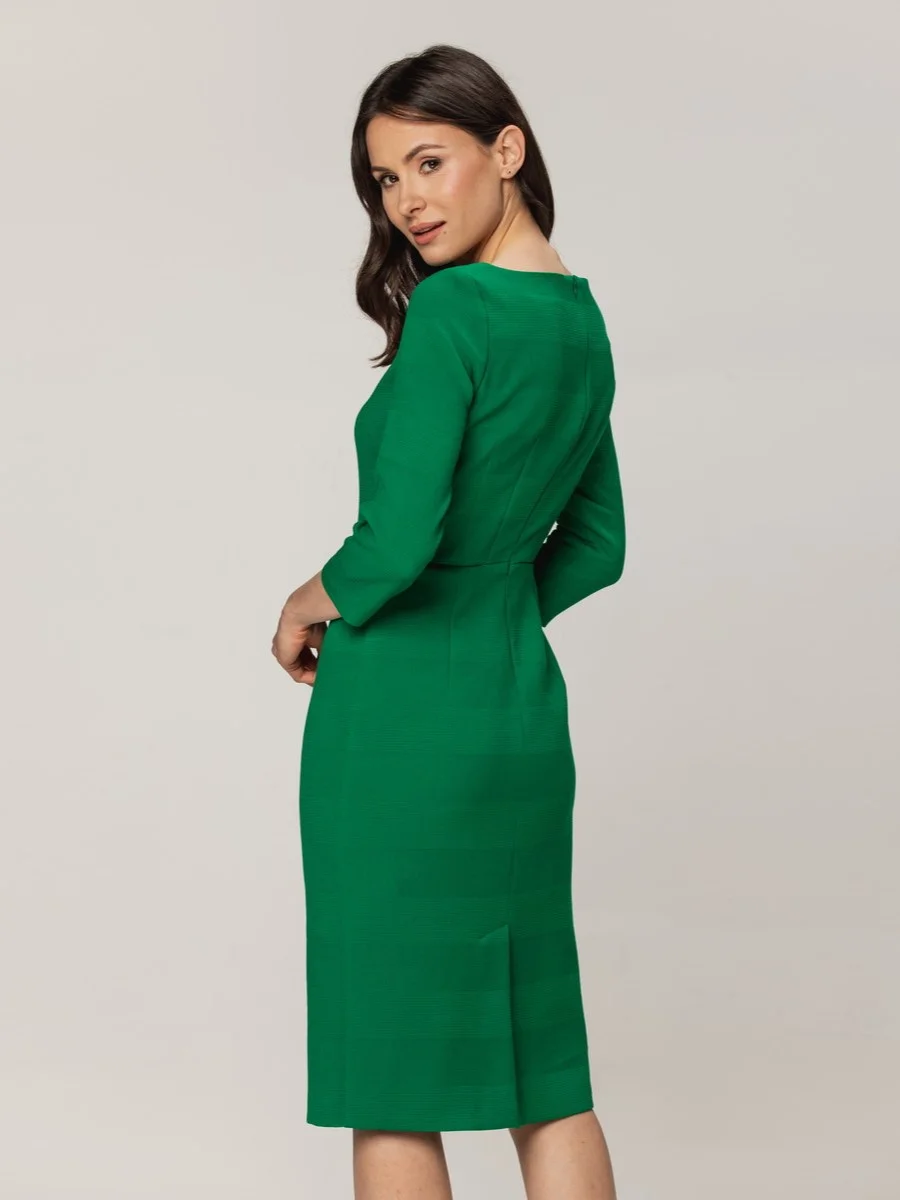 Elegancka zielona sukienka