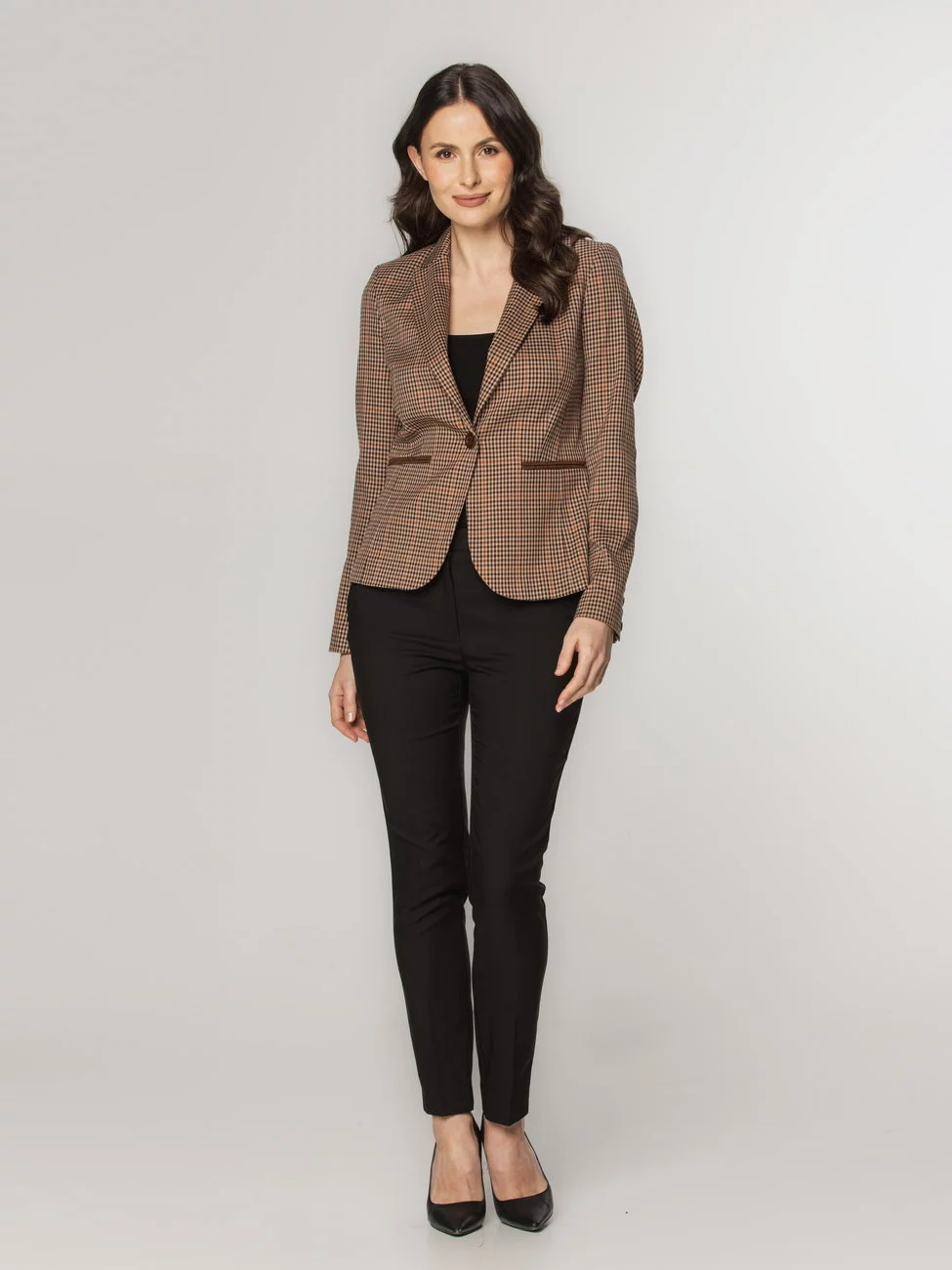 Marynarka damska w pepitkę