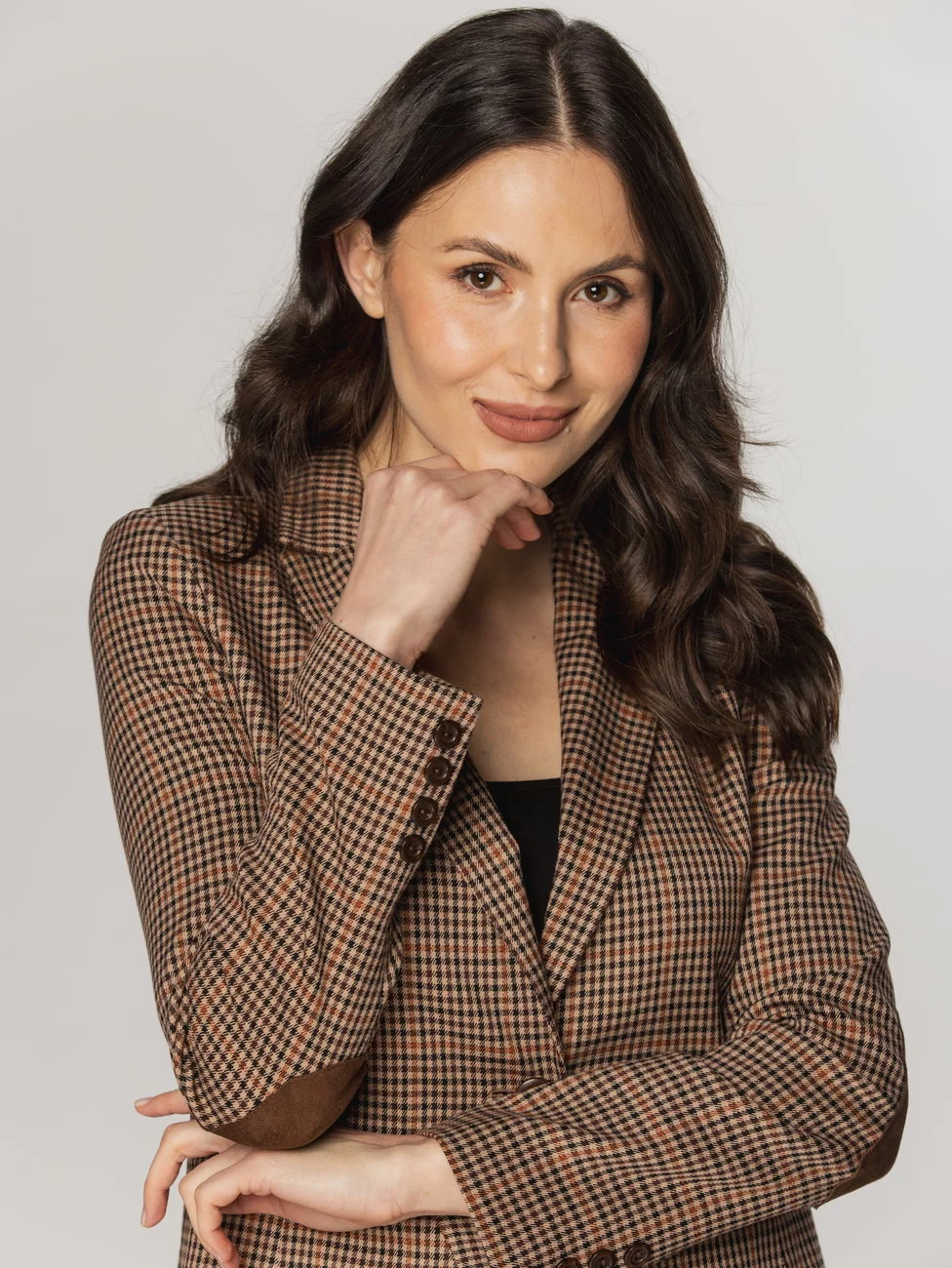 Marynarka damska w pepitkę