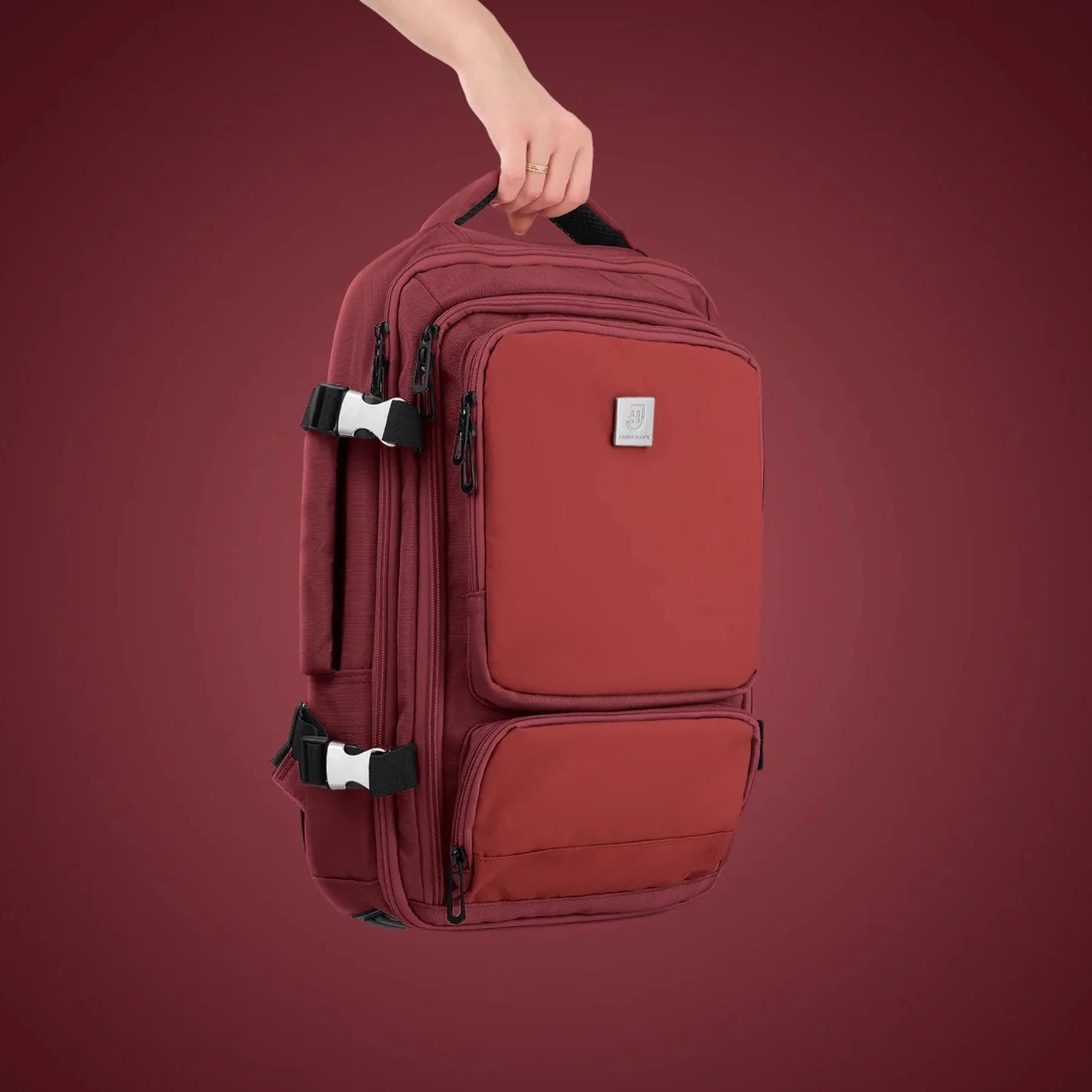 Burgundowy plecak kabinowy (Cabin Backpack)